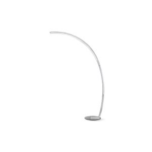 Dimmable Chrome LED Arc Floor Lamp