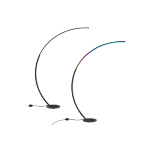 RGBW Dimmable LED Arc Floor Lamp Bundle